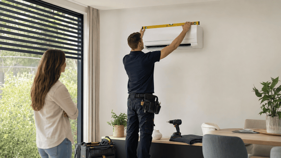 airco installateur plaatst airco