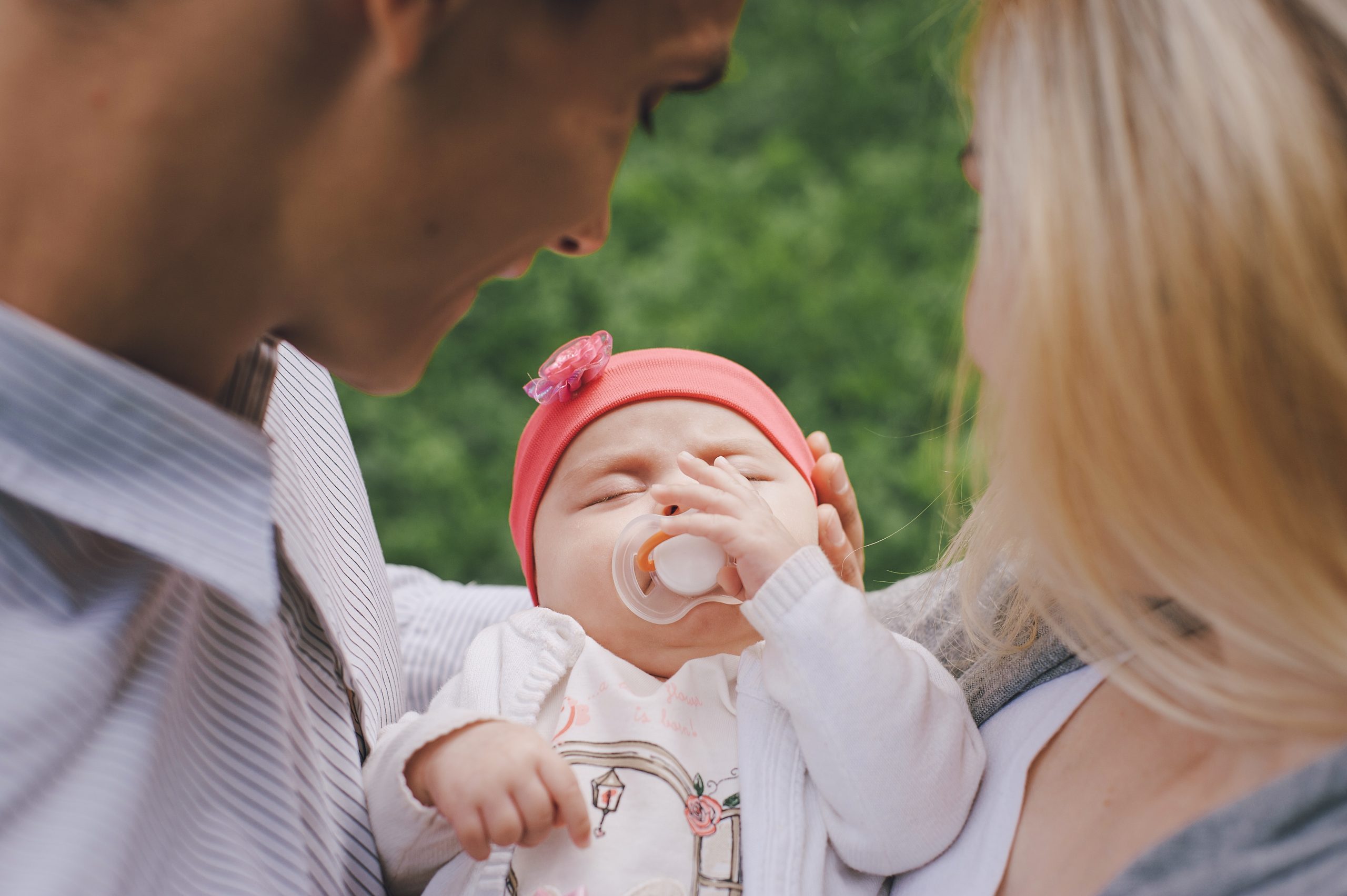 ouders met pas geboren baby